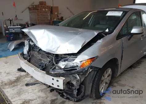 2012 Honda Civic Lx из США, поврежденный, VIN 19XFB2F55CE339674